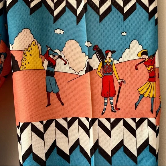 Vintage David Smith Golf Pants • Men’s Colorful ’70s Poly Slacks • 34 36 38 - Picture 6 of 14